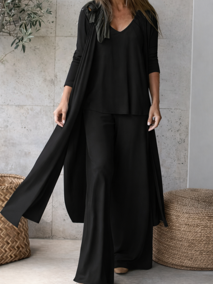 Effie™ | Slim casual gecoördineerde set.