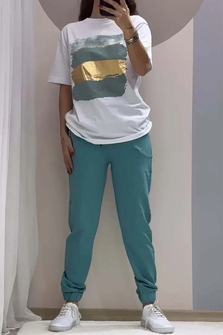 Helyssa™ | Top en Broek Twee-delige Set