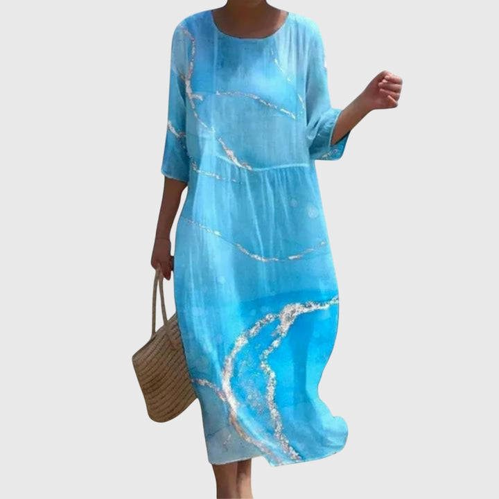 Hayley™ | Stijlvolle Bloemen Maxi Jurk