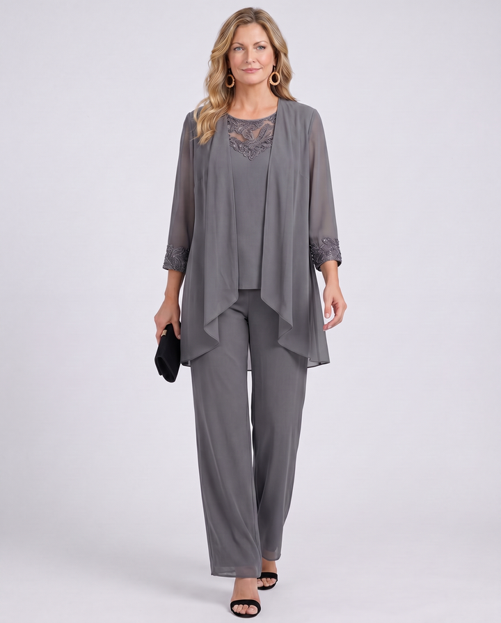 Lillie™ | Minimalistische stijl klassieke drie-delige set
